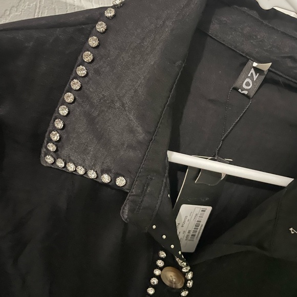 Rhinestone buttoned down - Picture 4 of 5